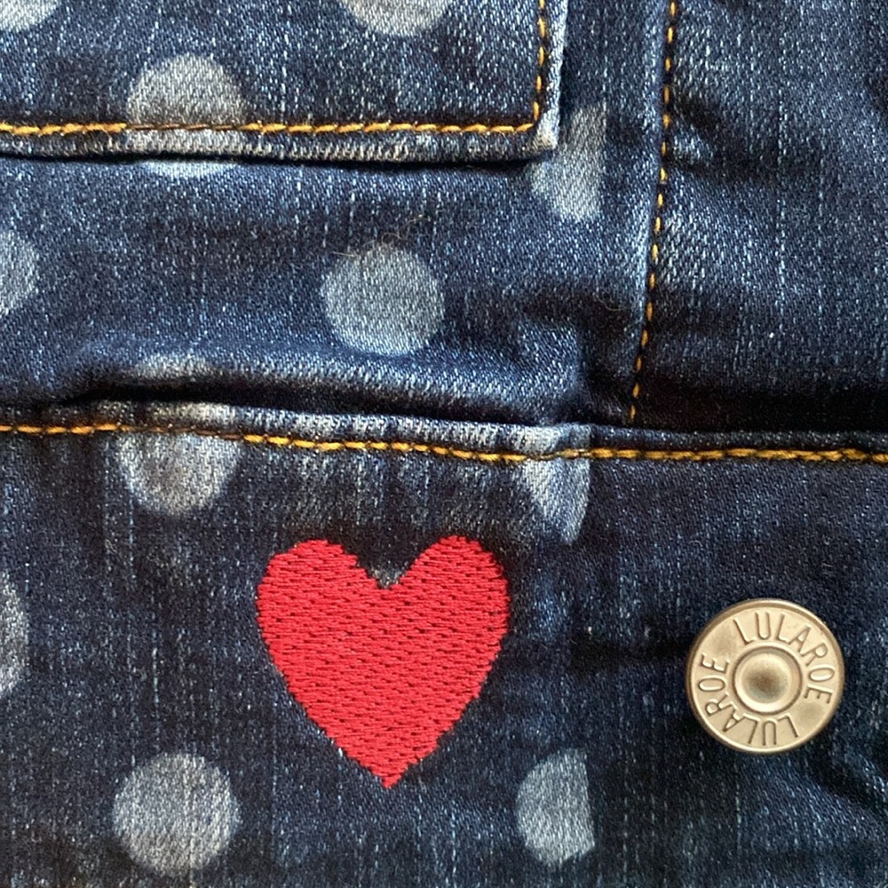 LuLaRoe NWT Kenny jean jacket 3XL - Picture 15 of 16